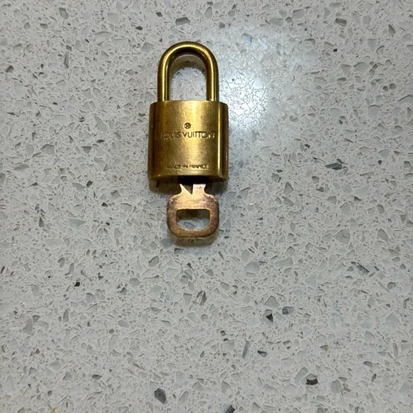 Louis Vuitton Gold Padlock with Key #315 - Picture 3 of 4